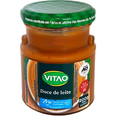 DOCE DE LEITE SEM GLÚTEN ZERO AÇÚCAR VITAO 200G