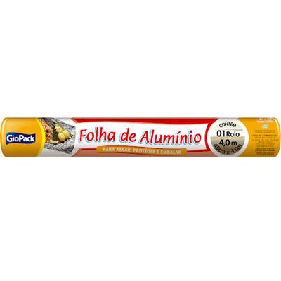 FOLHA DE ALUMÍNIO 4,0M GIOPACK 1UN