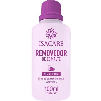 REMOVEDOR DE ESMALTE SEM ACETONA ISACARE 100ML