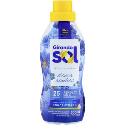AMACIANTE DE ROUPA DOCES SONHOS GIRANDO SOL 500ML