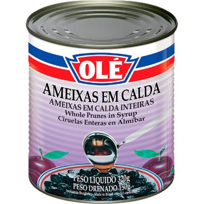 AMEIXAS EM CALDA INTEIRAS OLÉ 320G