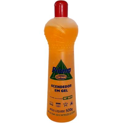 ACENDEDOR EM GEL 80% INPM PRISMA 500G