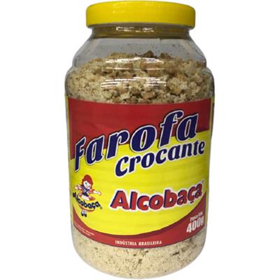 FAROFA CROCANTE SABOR NATURAL ALCOBAÇA 400G