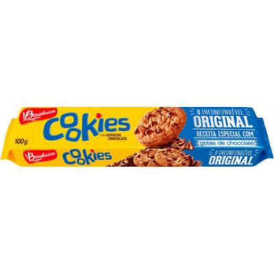 BISCOITO COOKIES COM CHOCOLATE BAUDUCCO 100G