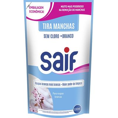 TIRA MANCHAS SEM CLORO PARA ROUPAS SAIF 500ML