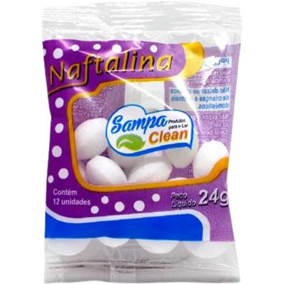 NAFTALINA DIA A DIA SAMPA CLEAN 24G