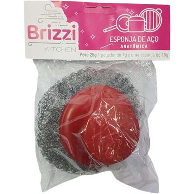 ESPONJA DE AÇO ANATÔMICA BRIZZI 25G