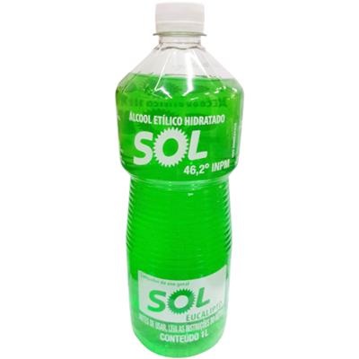 ÁLCOOL ETÍLICO EUCALIPTO 46,2° INPM SOL 1L
