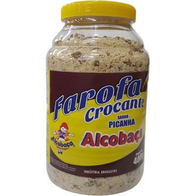 FAROFA CROCANTE SABOR PICANHA ALCOBAÇA 400G
