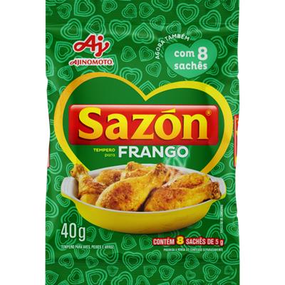 TEMPERO PARA FRANGO SAZÓN 40G 8UN