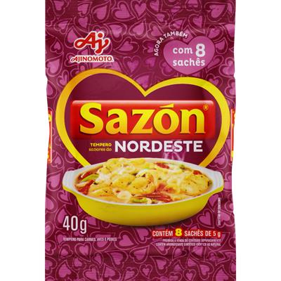 TEMPERO SABORES DO NORDESTE SAZÓN 40G 8UN