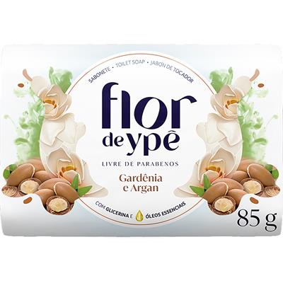 SABONETE GARDÊNIA E ARGAN FLOR DE YPÊ 85G