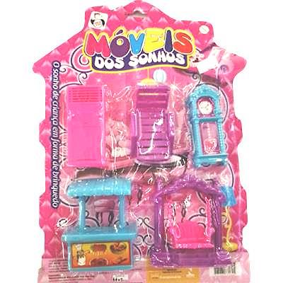 BRINQUEDO KIT MÓVEIS DOS SONHOS 1UN