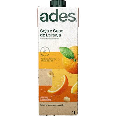 BEBIDA À BASE DE SOJA LARANJA ADES 1L