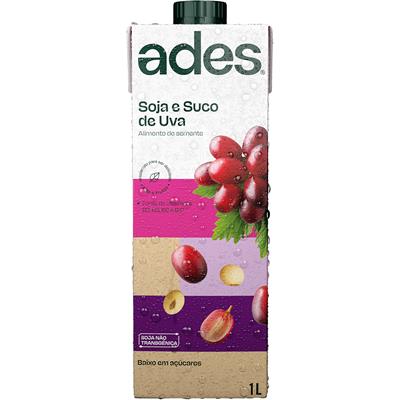 BEBIDA À BASE DE SOJA UVA ADES 1L