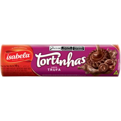 BISCOITO CHOCOLATE RECHEIO TRUFA ISABELA 140G