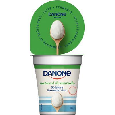 IOGURTE DESNATADO NATURAL SEM AÇÚCAR DANONE 160G