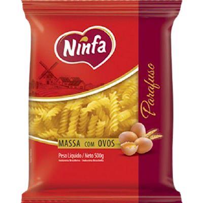 MACARRÃO PARAFUSO COM OVOS NINFA 500G