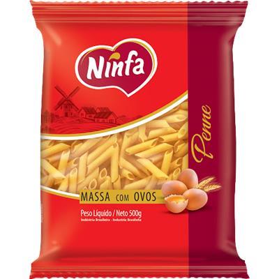 MACARRÃO PENNE COM OVOS NINFA 500G