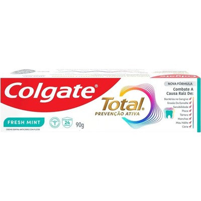 CREME DENTAL FRESH MINT TOTAL COLGATE 90G