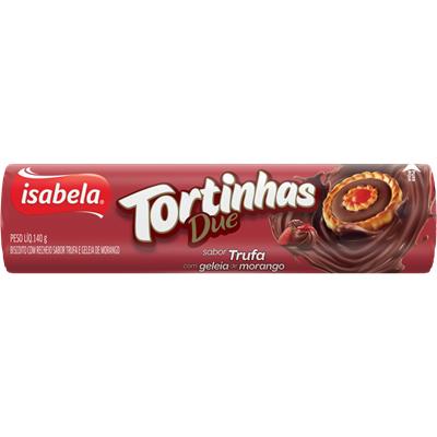 BISCOITO SABOR MORANGO TORTINHAS ISABELA 140G