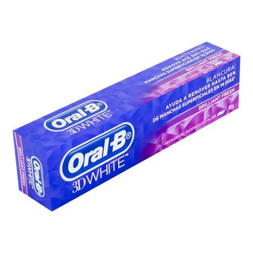 CREME DENTAL 3D WHITE BRILLIANT FRESH ORAL-B 70G