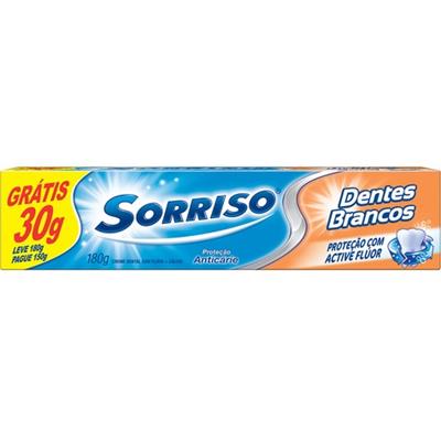 CREME DENTAL DENTES BRANCOS SORRISO 180G