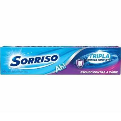 CREME DENTAL TRIPLA LIMPEZA COMPLETA SORRISO 70G