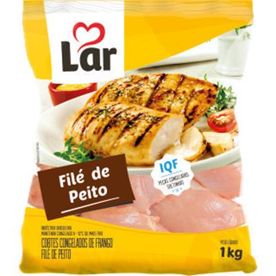 FILÉ DE PEITO CONGELADO IQF LAR 1KG