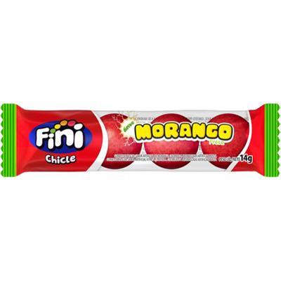 CHICLETE SABOR MORANGO FINI 14G