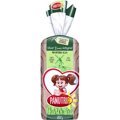 PÃO INTEGRAL 42,2% PANUTRIR 450G