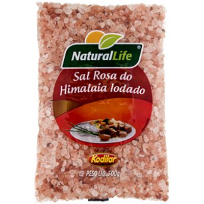 SAL ROSA DO HIMALAIA IODADO NATURAL LIFE 500G