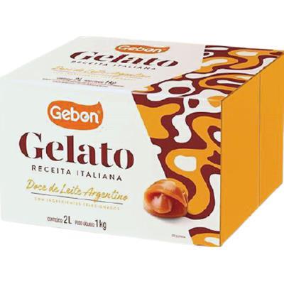 SORVETE GELATO DOCE DE LEITE ITALIANO GEBON 2L