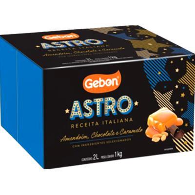 SORVETE ASTRO SABOR AMENDOIM GEBON 2L