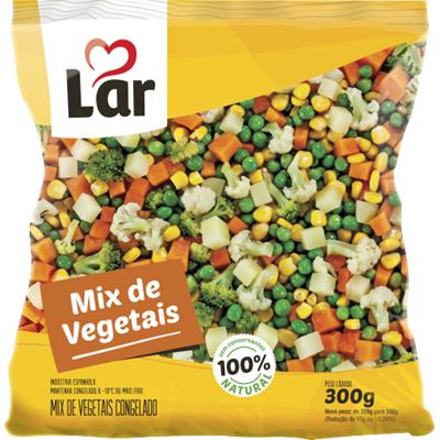 MIX DE VEGETAIS CONGELADO LAR 300G