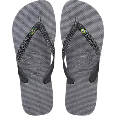 CHINELO CINZA AÇO Nº 39/40 BRASIL HAVAIANAS