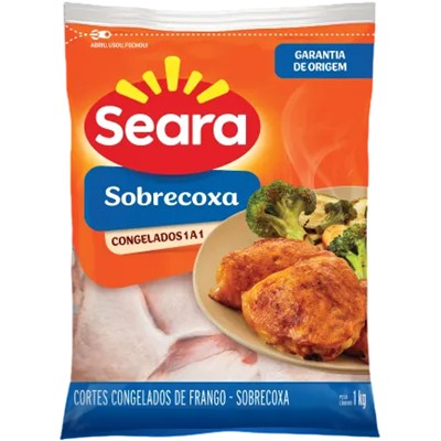 SOBRECOXA DE FRANGO CONGELADO IQF SEARA 1KG