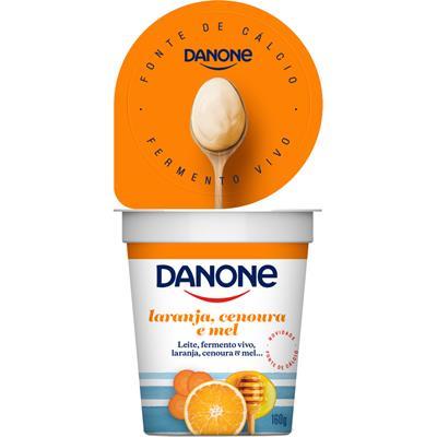 IOGURTE INTEGRAL LARANJA, CENOURA MEL DANONE 160G
