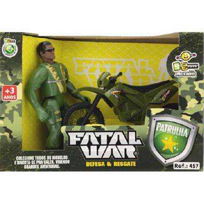 BRINQUEDO FATAL WAR PATRULHA BS TOYS 1UN