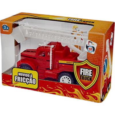 BRINQUEDO CAMINHÃO DE BOMBEIRO FIRE TRUCK 1UN