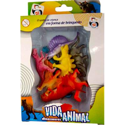BRINQUEDO VIDA ANIMAL DINOSSAUROS PICA PAU 1UN
