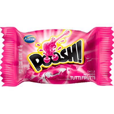 CHICLETE RECHEADO SABOR TUTTI FRUTTI POOSH 5G