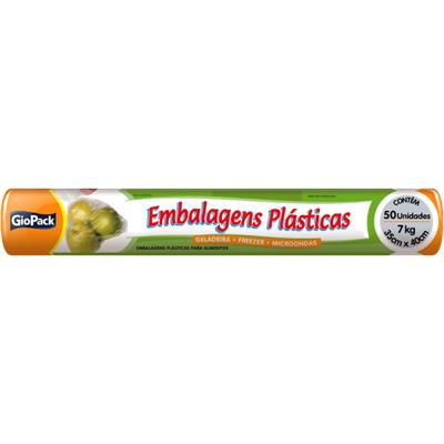 EMBALAGENS PLÁSTICAS GIOPACK 7KG 50UN