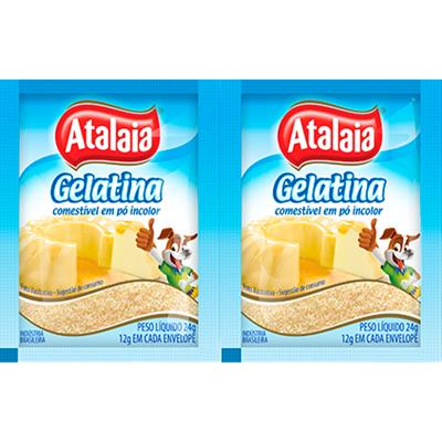 GELATINA SEM SABOR ATALAIA 24G