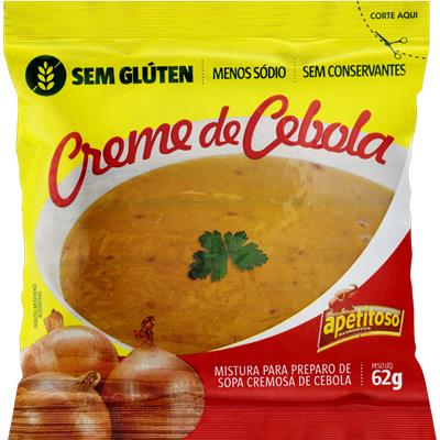 CREME DE CEBOLA SEM GLÚTEN APETITOSO 62G
