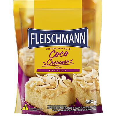 MISTURA PARA BOLO CREMOSO DE COCO FLEISCHMANN 390G