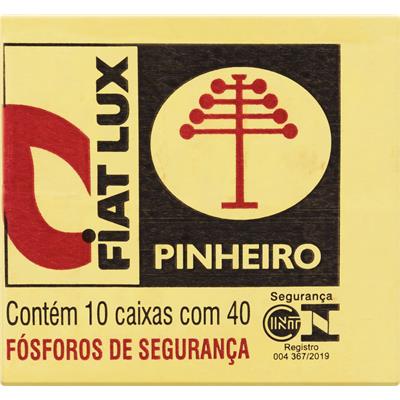 FÓSFORO DE SEGURANÇA PINHEIRO FIAT LUX 10UN