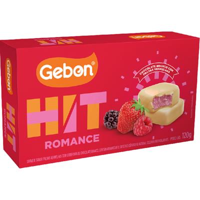 SORVETE HIT ROMANCE FRUTAS VERMELHAS GEBON 120G