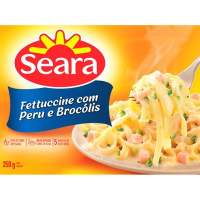 FETTUCCINE COM PERU E BRÓCOLIS SEARA 350G