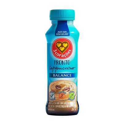 CAPPUCCINO BALANCE ZERO LACTOSE 3 CORAÇÕES 260ML